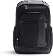 brenthaven broadmore backpack black: sleek and durable travel companion logo