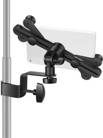 img 4 attached to 📱 Adjustable 360 Degree Swivel Tablet Mount for Apple iPad Pro Air Mini Google Nexus Samsung Galaxy - Neewer 6-11 inches Music Mic Microphone Stand