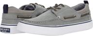 👟 sperry bahama white textile men's shoes - 3 eye design logo