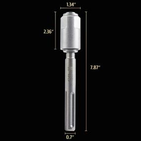 img 1 attached to CO-Z SDS Max to SDS Plus Adapter for Rotary Hammer Drills - SDS Max Conversion Tool crafted from 40Cr Steel. Upgrade your Demolition Hammers with this Power Drill Accessory for SDS Plus Bits and Chisels!