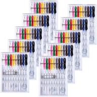 🧵 sofire pre threaded needle kit - 10 boxes home and travel quick fix sewing kit with 10 pieces each logo