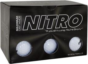 img 1 attached to 🏌️ 12-Pack of Nitro Maximum Distance Golf Balls