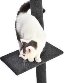 img 3 attached to 🐱 Ultimate Vertical Playground: Cat Craft Three Tier Floor-to-Ceiling Cat Tree