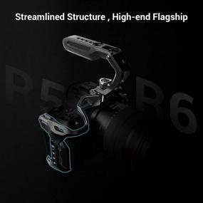 img 1 attached to 📷 Aluminum Alloy DSLR Cage for Canon EOS R5 R6 Mirrorless Camera - SmallRig 3233