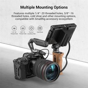 img 3 attached to 📷 Aluminum Alloy DSLR Cage for Canon EOS R5 R6 Mirrorless Camera - SmallRig 3233