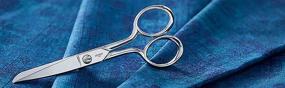 img 1 attached to Gingher Silver Knife Edge Sewing 🪡 Scissors: Precision Craftsmanship for Seamlessly Accurate Cuts