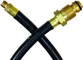 img 1 attached to 🔥 High-quality JR Products 07-30675 60" OEM Pigtail POL End Hose - Essential for Propane Connections