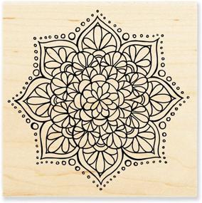 img 1 attached to STAMPENDOUS Rubber Stamp Mandala Flower