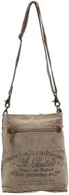 img 3 attached to 🌟 Stylish Star On Denim Canvas Shoulder Bag: Myra Bags S-0950