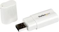 🔌 startech.com icusbaudio usb to stereo audio adapter converter - white, one size: streamlined connectivity solution logo