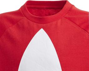 img 2 attached to Adidas Originals Unisex Youth Trefoil Scarlet Outdoor Recreation