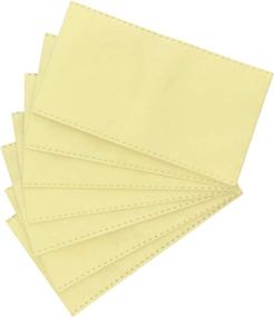 img 3 attached to 🔍 Polypropylene Disposable Face Mask Filter Insert (20 Pack) - 95% Efficient, 3 3/8" X 6" Size