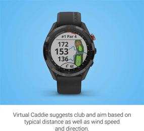 img 1 attached to 🏌️ Всеобъемлющий набор для гольфа: Черные гольф-часы Garmin Approach S62 Premium GPS с 3xCT10 и черные наушники Wearable4U Black Earbuds с портативным чехлом для зарядки.