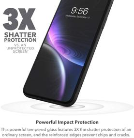 img 3 attached to 📱 ZAGG InvisibleShield Glass+ Screen Protector for iPhone 11 - Ultimate High-Definition Tempered Glass with Impact & Scratch Protection