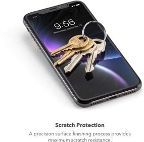 img 2 attached to 📱 ZAGG InvisibleShield Glass+ Screen Protector for iPhone 11 - Ultimate High-Definition Tempered Glass with Impact & Scratch Protection