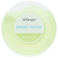 🦷 pack of 3 dr. tung's smart floss, 30 yds, natural cardamom flavor 1 ea with colors may vary logo