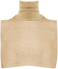 img 3 attached to Unisex Turtleneck Dickies Turtlenecks White Men's Accessories for Scarves