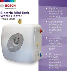img 3 attached to 🚿 Bosch Tronic 3000 T 7-Gallon Electric Mini-Tank Water Heater (ES8) - Instant Hot Water - Mountable on Shelf, Wall, or Floor