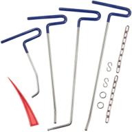 🔧 mookis rods dent removal kit: complete 9pcs set for effective car body hail damage and door dent repair with rods and air wedge alignment tool logo