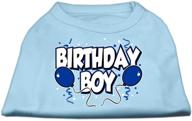 🎉 mirage pet products 12-inch birthday screen print shirts, medium: celebrate in style with this fun dog apparel! логотип