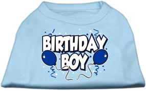 img 1 attached to 🎉 Mirage Pet Products 12-Inch Birthday Screen Print Shirts, Medium: Celebrate in Style with this Fun Dog Apparel!