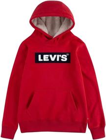 img 3 attached to Levis Graphic Pullover Hoodie Magnet Boys' Clothing
