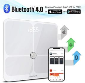 img 1 attached to Умные весы для измерения жира с Bluetooth, цифровые весы для ванны и анализатор состава тела - бесплатное приложение. Совместимо с iOS и Android.