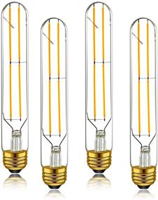 img 4 attached to 🌟 Enhanced Ambience with Dimmable Edison Tubular LED Bulb, 60W Equivalent