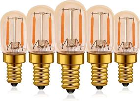 img 4 attached to 🕯️ Vintage T22 Tubular LED Candle Bulb E12 Candelabra Night Light