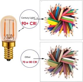 img 1 attached to 🕯️ Vintage T22 Tubular LED Candle Bulb E12 Candelabra Night Light
