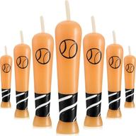 🧢 baseball bat candle set: perfect for sports-themed birthdays, showers, and weddings! logo