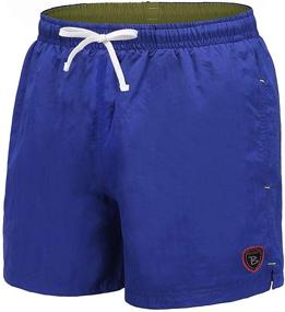 img 4 attached to 🩳 BUYKUD Boys' Swim Trunks for Surfing, Swimming, and Bathing