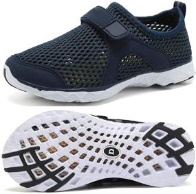 img 4 attached to 👟 Durable and Stylish DESTURE Kid Water Shoes: Lightweight, Quick Dry Aqua Sneakers for Boys and Girls