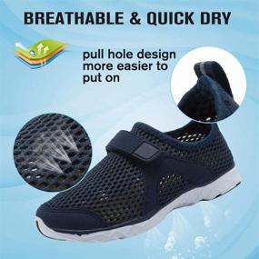 img 1 attached to 👟 Durable and Stylish DESTURE Kid Water Shoes: Lightweight, Quick Dry Aqua Sneakers for Boys and Girls