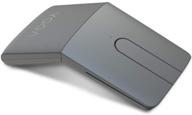 🖱️ lenovo yoga mouse with laser presenter - 2.4ghz wireless nano receiver & bluetooth 5.0 - award-winning ergonomic v-shape - adjustable 1600 dpi - optical mouse - gy50u59626 - iron grey - gray logo