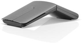 img 2 attached to 🖱️ Lenovo Yoga Mouse with Laser Presenter - 2.4GHz Wireless Nano Receiver & Bluetooth 5.0 - Award-Winning Ergonomic V-Shape - Adjustable 1600 DPI - Optical Mouse - GY50U59626 - Iron Grey - Gray
