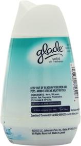 img 1 attached to Освежитель воздуха Glade Solid, дезодоратор для дома и ванной комнаты, аромат свежих вод, 6 унций, набор из 12 штук