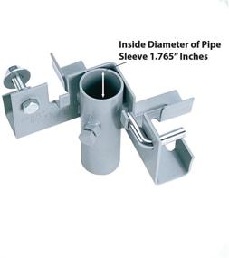img 4 attached to ⚓ Tommy Docks Normal Duty Steel Boat Dock Hardware & Marine Accessories: Inside, Outside, Straight, and 3-Way Connecting Brackets