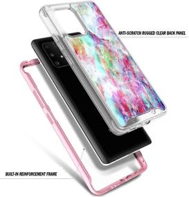 img 1 attached to E-Began Case For Samsung Galaxy S10 Lite (2020)/Galaxy A91 With [Built-In Screen Protector]