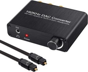 img 4 attached to 🔊 Neoteck 192kHz Digital to Analog Audio Converter - Compatible with Dolby DTS/AC-3 5.1CH - Digital SPDIF Coaxial Toslink to Analog Stereo RCA L/R + 3.5mm Jack Audio Converter