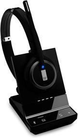 img 2 attached to 🎧 Sennheiser SDW 5065 (507000) - Ultimate Double-Sided Wireless DECT Headset for Desk Phone & Softphone/PC, Dual Microphone Ultra Noise Cancelling - Black