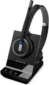 img 4 attached to 🎧 Sennheiser SDW 5065 (507000) - Ultimate Double-Sided Wireless DECT Headset for Desk Phone & Softphone/PC, Dual Microphone Ultra Noise Cancelling - Black