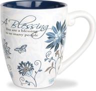 mark my words multicolored ceramic mug - pavilion gift company's 17-ounce blessing mug logo