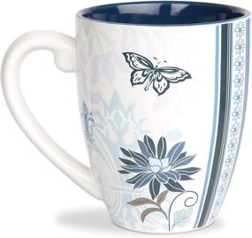 img 3 attached to Mark My Words Multicolored Ceramic Mug - Pavilion Gift Company's 17-Ounce Blessing Mug