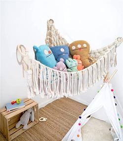 img 1 attached to Stuffed Hammock，Toy Suitable Childrens Organizer