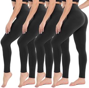 img 4 attached to CAMPSNAIL Women High Waisted Leggings Outdoor Recreation