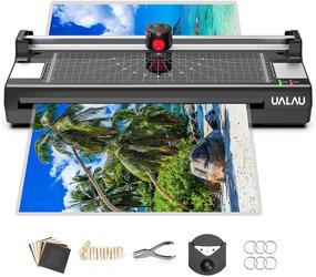 img 4 attached to Laminator Machine, UALAU 7 in 1 Thermal Laminating Machine for A3/A4/A6, Including 20 🖨️ Pouches, Paper Trimmer, Corner Rounder, Photo Frame – Ideal for Home, School, and Office Use