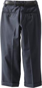 img 1 attached to 👖 Little Belted Dress Pants for Boys from American Exchange - Stylish and Comfortable Clothing Option