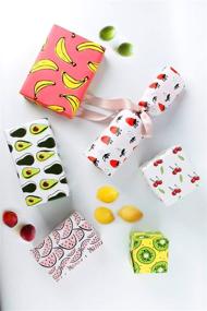 img 3 attached to 🍓 LaRibbons Fruit Wrapping Paper Roll - Perfect for Special Occasions: Birthdays, Weddings, Baby Showers, Mother's Day - Pack of 6 Rolls - Each 30 Inch X 120 Inch