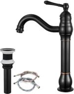 🚿 bathroom vessel faucet in elegant rubbed bronze finish логотип